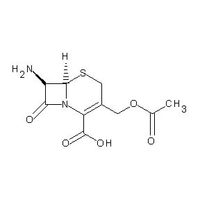 ST055518 (7R,7aR)-3-(acetyloxymethyl)-7-amino-6-oxo-2H,7H-azetidino[2,1-b]1,3-thiazine- 4-carboxylic acid