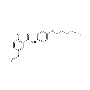 ST056039 (2-chloro-5-methylthiophenyl)-N-(4-pentyloxyphenyl)carboxamide