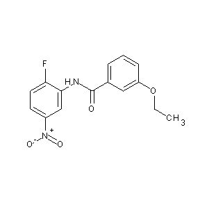 ST056103 (3-ethoxyphenyl)-N-(2-fluoro-5-nitrophenyl)carboxamide