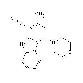 ST056108 2-methyl-4-morpholin-4-yl-5-hydropyridino[1,2-a]benzimidazolecarbonitrile