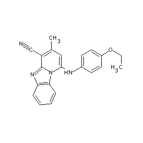 ST056110 4-[(4-ethoxyphenyl)amino]-2-methyl-5-hydropyridino[1,2-a]benzimidazolecarbonit rile