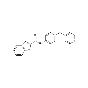 ST056116 benzo[d]furan-2-yl-N-[4-(4-pyridylmethyl)phenyl]carboxamide