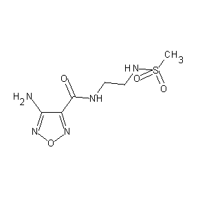 ST056125 (4-amino(1,2,5-oxadiazol-3-yl))-N-{2-[(methylsulfonyl)amino]ethyl}carboxamide