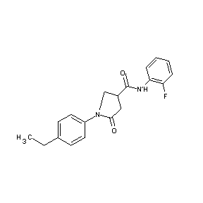 ST056127 [1-(4-ethylphenyl)-5-oxopyrrolidin-3-yl]-N-(2-fluorophenyl)carboxamide