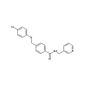 ST056133 {4-[(4-chlorophenylthio)methyl]phenyl}-N-(3-pyridylmethyl)carboxamide