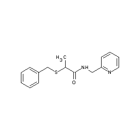 ST056138 2-(phenylmethylthio)-N-(2-pyridylmethyl)propanamide
