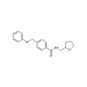 ST056140 N-(oxolan-2-ylmethyl)[4-(phenylthiomethyl)phenyl]carboxamide