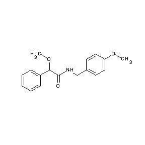 ST056141 2-methoxy-N-[(4-methoxyphenyl)methyl]-2-phenylacetamide