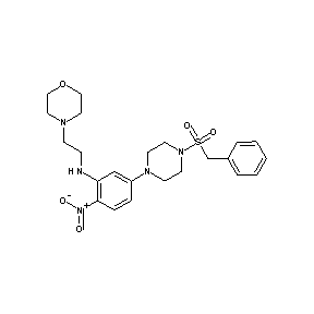 ST056144 4-{3-[(2-morpholin-4-ylethyl)amino]-4-nitrophenyl}-1-[benzylsulfonyl]piperazin e