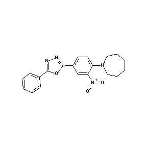 ST056157 5-(4-azaperhydroepinyl-3-nitrophenyl)-2-phenyl-1,3,4-oxadiazole