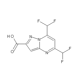 ST056166 5,7-bis(difluoromethyl)-8-hydropyrazolo[1,5-a]pyrimidine-2-carboxylic acid