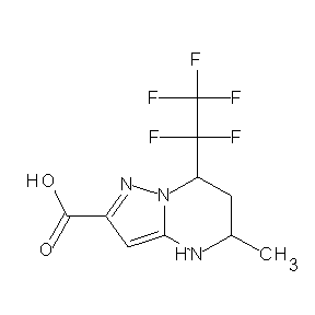 ST056170 5-methyl-7-(1,1,2,2,2-pentafluoroethyl)-4H,5H,6H,7H-pyrazolo[1,5-a]1,3-diazape rhydroine-2-carboxylic acid