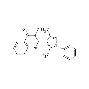 ST056171 2-(3,5-dimethyl-1-phenylpyrazol-4-yl)-3-hydroxy-1,2,3-trihydroquinazolin-4-one