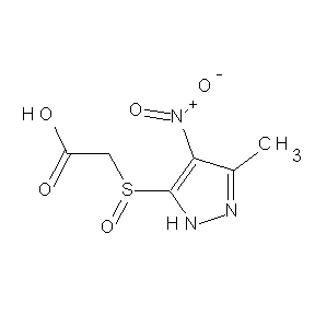 ST056172 2-[(3-methyl-4-nitropyrazol-5-yl)sulfinyl]acetic acid