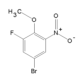 ST056181 5-bromo-3-fluoro-2-methoxy-1-nitrobenzene