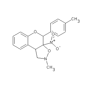 ST056194 2-methyl-4-(4-methylphenyl)-3a-nitro-1H,9bH-chromano[4,3-d]1,2-oxazolidine