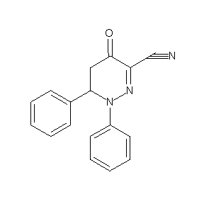 ST056197 4-oxo-1,6-diphenyl-1,5,6-trihydropyridazine-3-carbonitrile