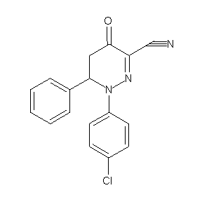 ST056198 1-(4-chlorophenyl)-4-oxo-6-phenyl-1,5,6-trihydropyridazine-3-carbonitrile