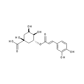 ST056308 3-[(2E)-3-(3,4-dihydroxyphenyl)prop-2-enoyloxy](1S,3R,4R,5R)-1,4,5-trihydroxyc yclohexanecarboxylic acid