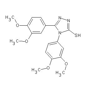 ST056539 4,5-bis(3,4-dimethoxyphenyl)-1,2,4-triazole-3-thiol