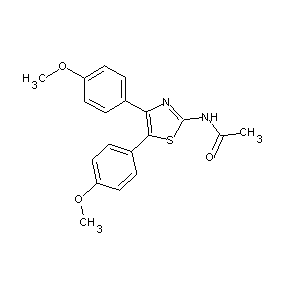 ST057050 N-[4,5-bis(4-methoxyphenyl)-1,3-thiazol-2-yl]acetamide