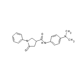 ST057278 N-[4-(dimethylamino)phenyl](5-oxo-1-phenylpyrrolidin-3-yl)carboxamide