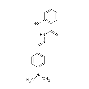 ST057313 N-{(1E)-2-[4-(dimethylamino)phenyl]-1-azavinyl}(2-hydroxyphenyl)carboxamide