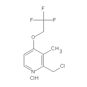 ST057373 2-Chloromethyl-3-methyl-4-(2,2,2-trifluoroethoxy)pyridine hydrochloride