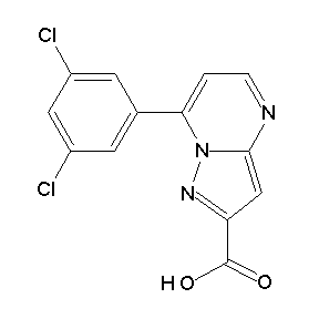 ST058337 7-(3,5-dichlorophenyl)-8-hydropyrazolo[1,5-a]pyrimidine-2-carboxylic acid