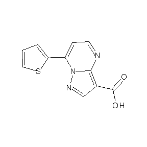 ST058342 7-(2-thienyl)-8-hydropyrazolo[1,5-a]pyrimidine-3-carboxylic acid