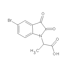 ST058349 2-(5-bromo-2,3-dioxobenzo[d]azolidinyl)propanoic acid