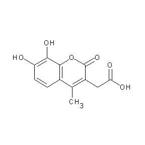 ST058446 7,8-Dihydroxy-4-methylcoumarin-3-acetic acid, 