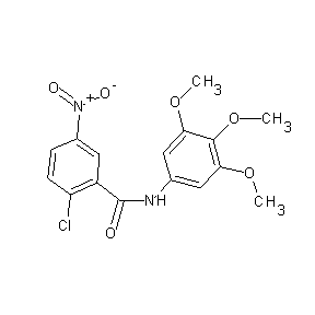 ST058696 (2-chloro-5-nitrophenyl)-N-(3,4,5-trimethoxyphenyl)carboxamide