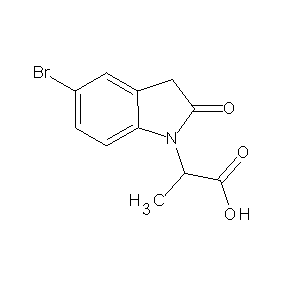 ST058716 2-(5-bromo-2-oxoindolinyl)propanoic acid