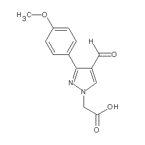 ST058720 2-[4-formyl-3-(4-methoxyphenyl)pyrazolyl]acetic acid