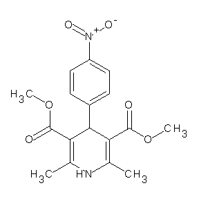 ST058822 methyl 5-(methoxycarbonyl)-2,6-dimethyl-4-(4-nitrophenyl)-1,4-dihydropyridine- 3-carboxylate