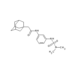 ST058846 2-adamantanyl-N-(3-{[(dimethylamino)sulfonyl]amino}phenyl)acetamide