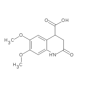 ST058948 6,7-dimethoxy-2-oxo-1,3,4-trihydroquinoline-4-carboxylic acid