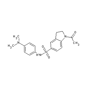 ST058984 1-acetyl-5-({[4-(dimethylamino)phenyl]amino}sulfonyl)indoline