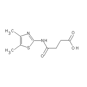 ST059348 3-[N-(4,5-dimethyl-1,3-thiazol-2-yl)carbamoyl]propanoic acid