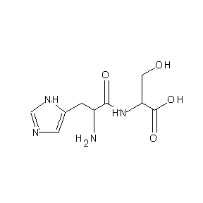 ST059435 2-(2-amino-3-imidazol-5-ylpropanoylamino)-3-hydroxypropanoic acid