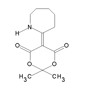 ST059613 2,2-Dimethyl-5-(2-hexahydroazepinylidene)-1,3-dioxan-4,6-dione