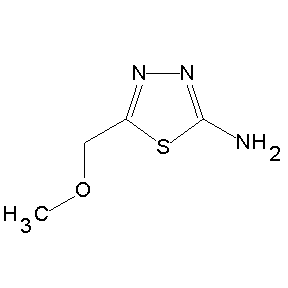 ST059639 5-(methoxymethyl)-1,3,4-thiadiazole-2-ylamine