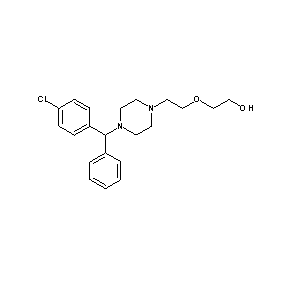 ST059726 2-(2-{4-[(4-chlorophenyl)phenylmethyl]piperazinyl}ethoxy)ethan-1-ol