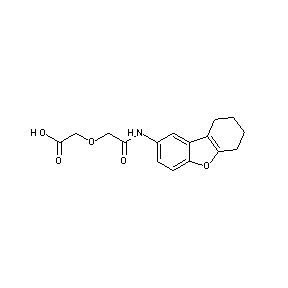 ST059756 2-[(N-(1,2,3,4-tetrahydrobenzo[1,2-d]benzo[b]furan-8-yl)carbamoyl)methoxy]acet ic acid