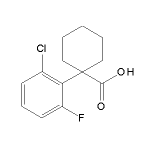 ST059794 1-(2-Chloro-6-fluorophenyl)cyclohexanecarboxylic acid