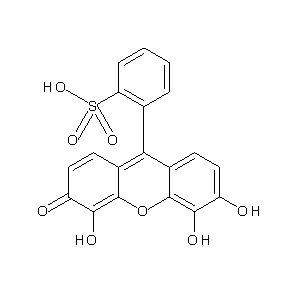 ST059827 2-(4,5,6-trihydroxy-3-oxoxanthen-9-yl)benzenesulfonic acid