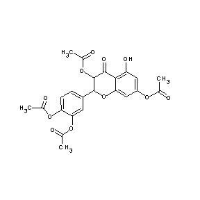 ST060286 7-acetyloxy-2-(3,4-diacetyloxyphenyl)-5-hydroxy-4-oxochroman-3-yl acetate