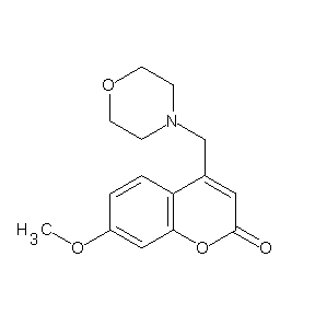 ST070084 7-methoxy-4-(morpholin-4-ylmethyl)chromen-2-one
