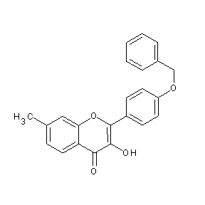 ST070867 3-hydroxy-7-methyl-2-[4-(phenylmethoxy)phenyl]chromen-4-one